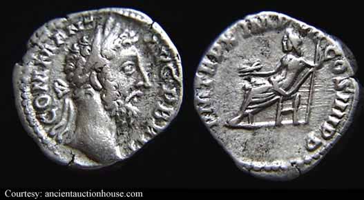 монета Древнего Рима