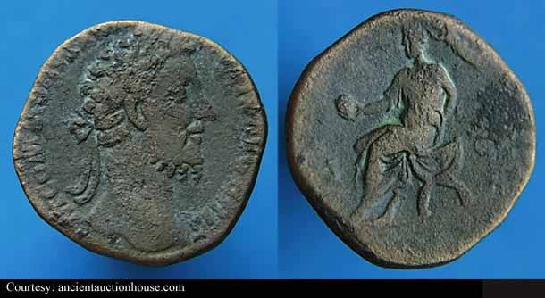 монета Древнего Рима