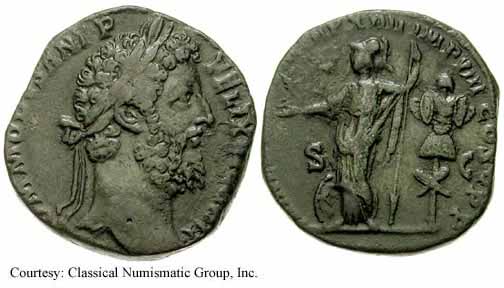 монета Древнего Рима