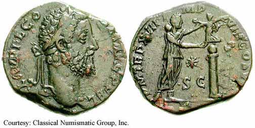 монета Древнего Рима