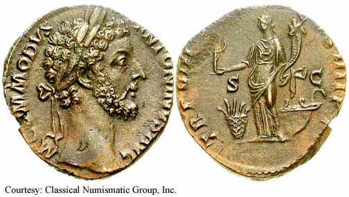 монета Древнего Рима