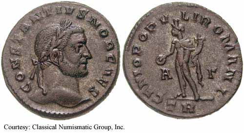 монета Древнего Рима