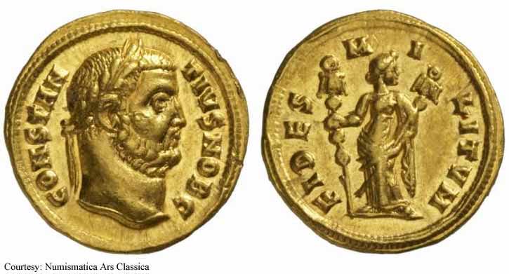 монета Древнего Рима