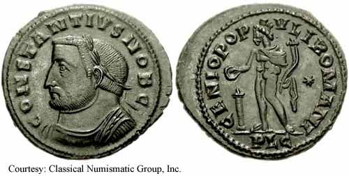 монета Древнего Рима