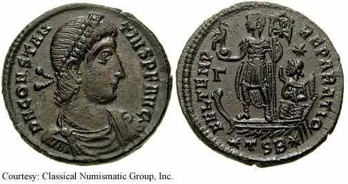 монета Древнего Рима