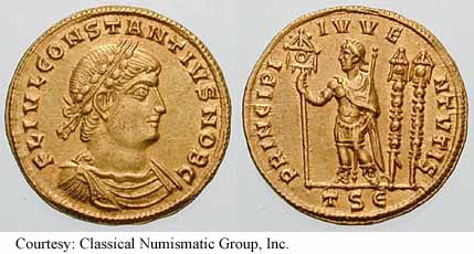 монета Древнего Рима