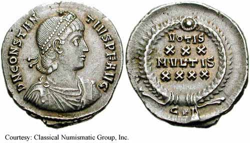 монета Древнего Рима