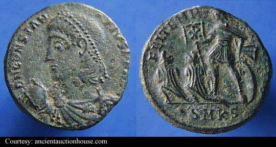 монета Древнего Рима