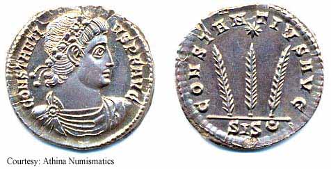 монета Древнего Рима