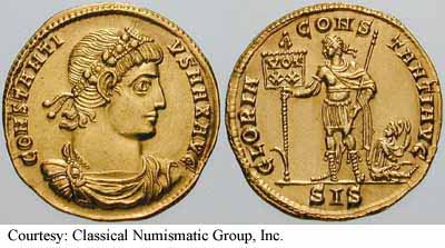 монета Древнего Рима