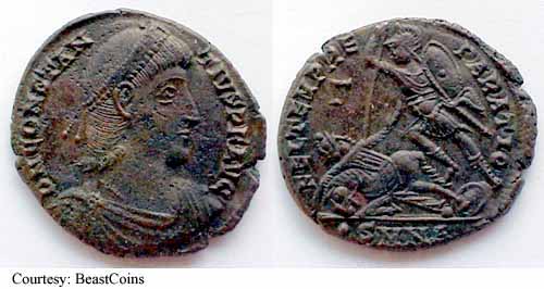 монета Древнего Рима