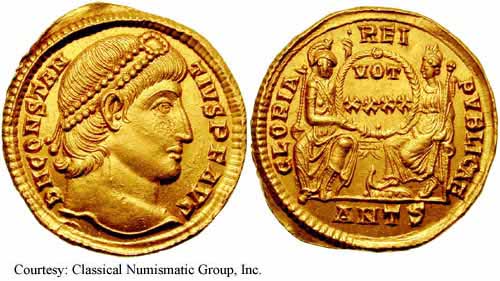 монета Древнего Рима