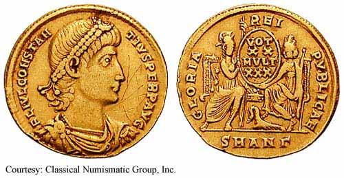 монета Древнего Рима