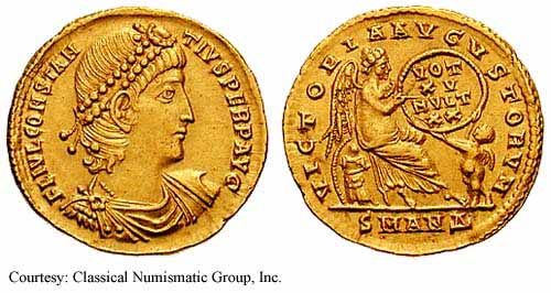 монета Древнего Рима