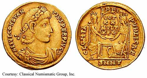 монета Древнего Рима