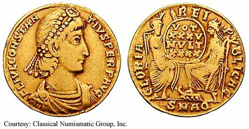 монета Древнего Рима