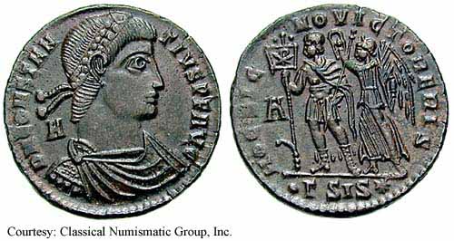 монета Древнего Рима