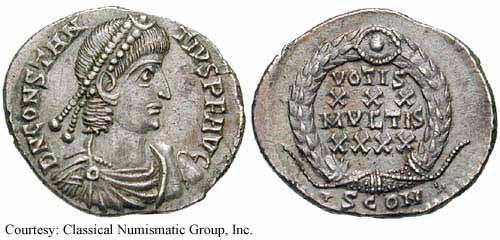 монета Древнего Рима