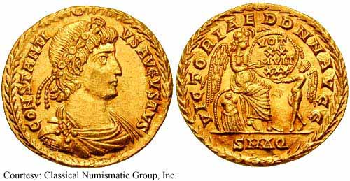 монета Древнего Рима