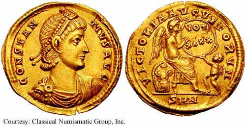 монета Древнего Рима