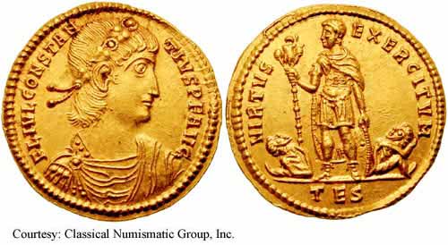 монета Древнего Рима