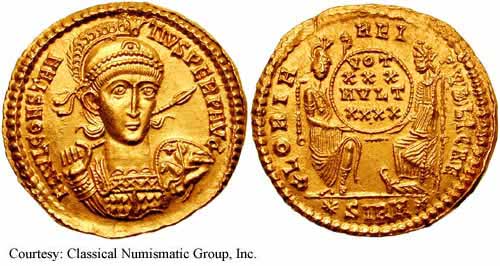 монета Древнего Рима