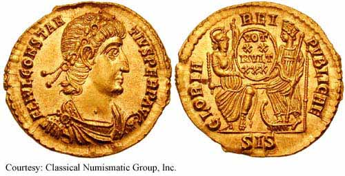 монета Древнего Рима