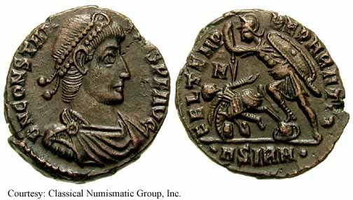 монета Древнего Рима