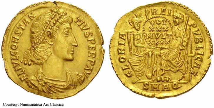 монета Древнего Рима