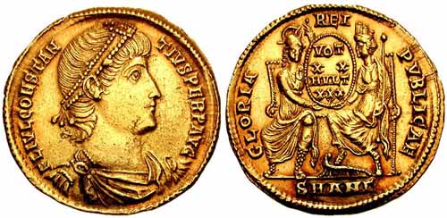 монета Древнего Рима