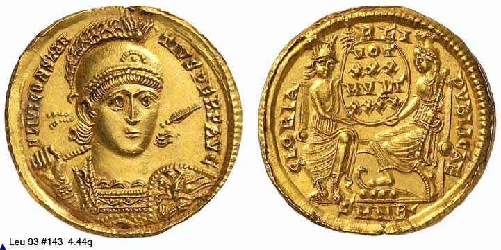 монета Древнего Рима