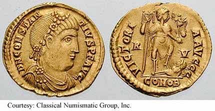 монета Древнего Рима