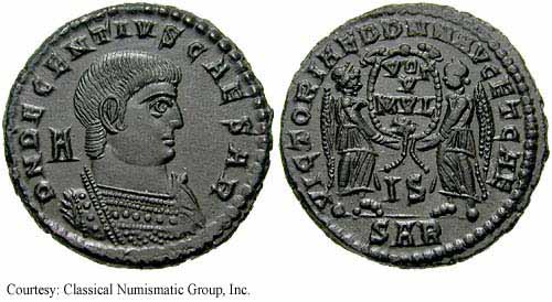 монета Древнего Рима