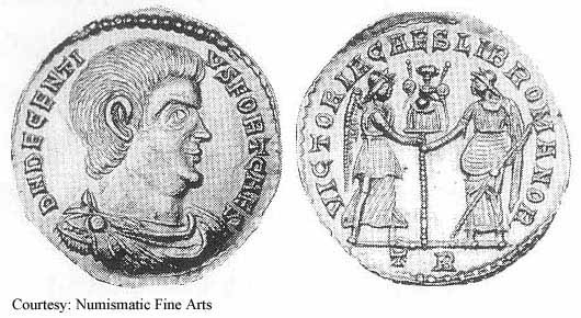 монета Древнего Рима