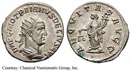 монета Древнего Рима