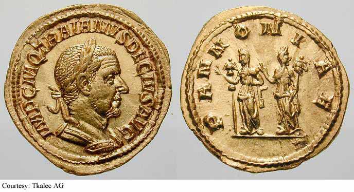 монета Древнего Рима