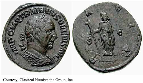 монета Древнего Рима