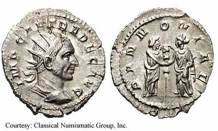 монета Древнего Рима