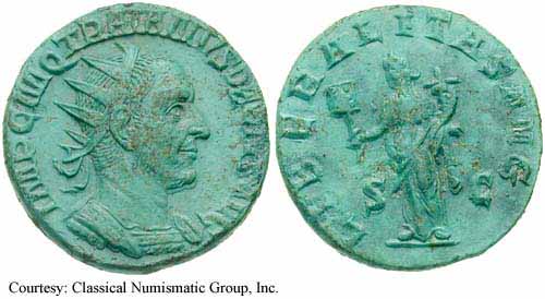 монета Древнего Рима