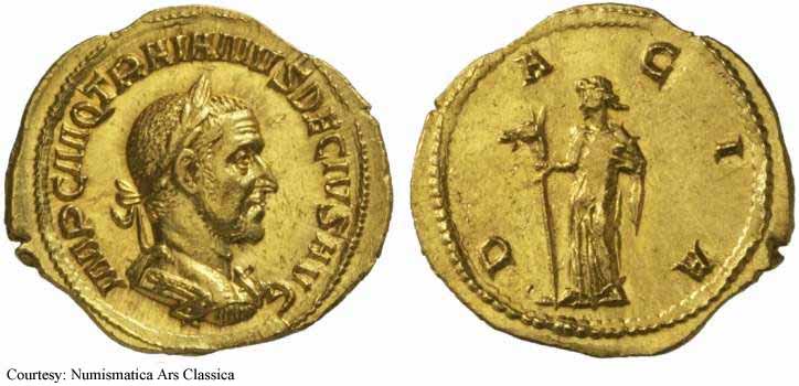 монета Древнего Рима