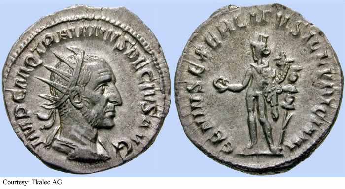 монета Древнего Рима