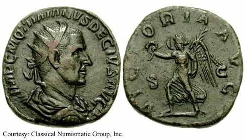 монета Древнего Рима