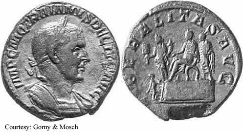 монета Древнего Рима