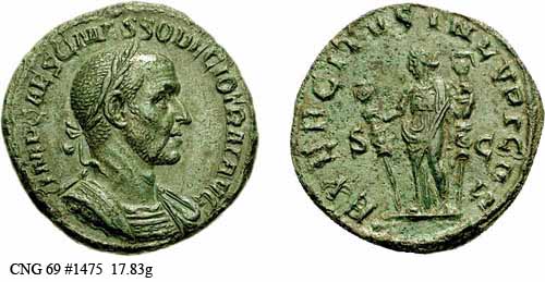 монета Древнего Рима