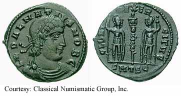 монета Древнего Рима