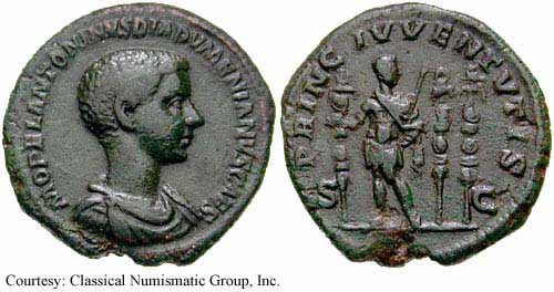 монета Древнего Рима