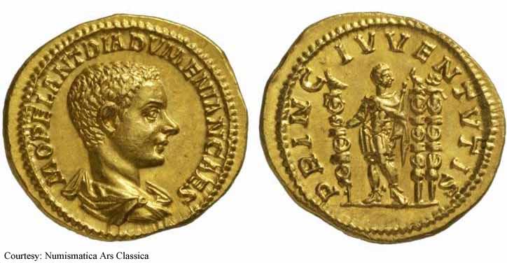 монета Древнего Рима