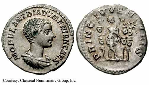 монета Древнего Рима