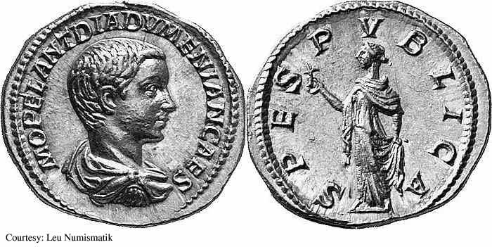 монета Древнего Рима