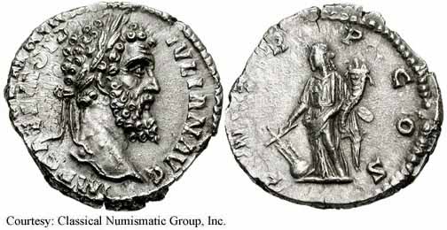 монета Древнего Рима